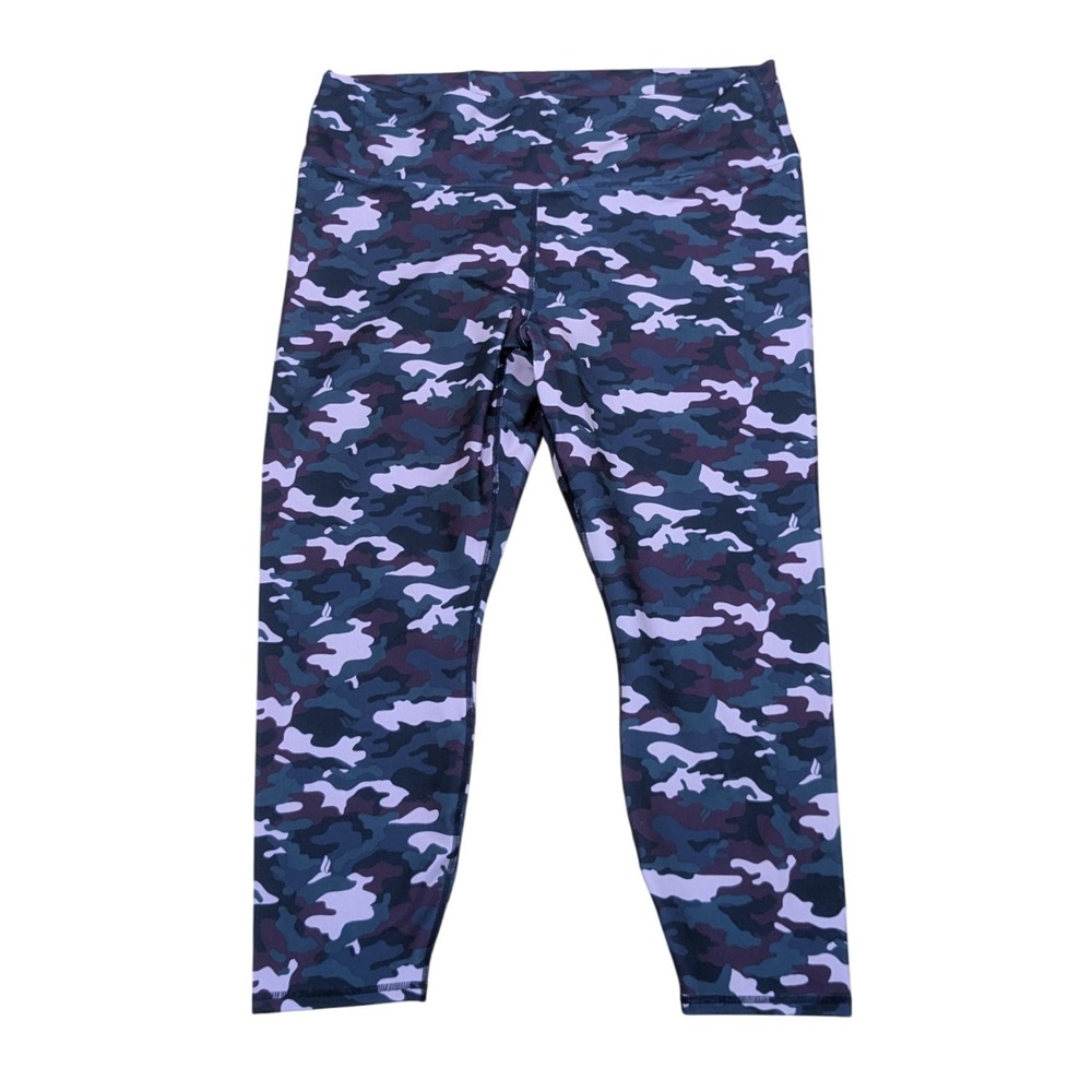 Fabletics PowerHold Kessler High Waist Camo Leggings Women's 3X Active Gym NWT